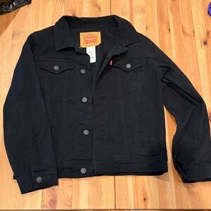 Levi's Black Jean Jacket Timeless Trucker Style